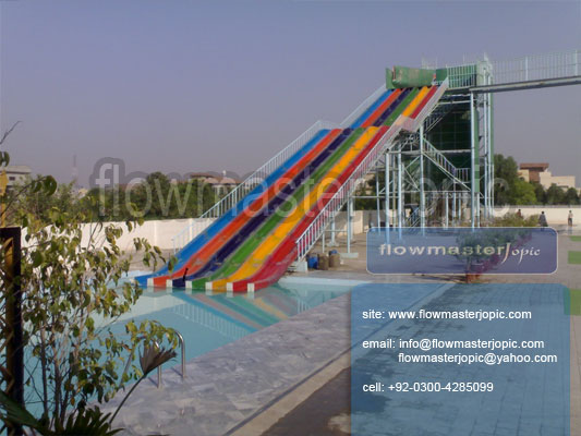 Water slides at Aqua Land Park, Faisalabad by flowmaster jopic